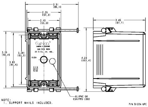 single gang electrical box size|single gang box dimensions standard.